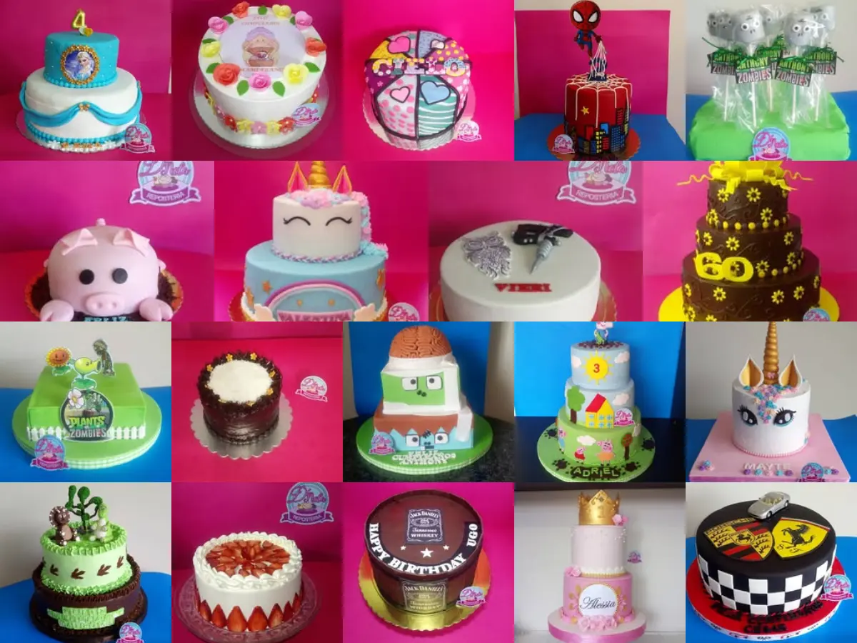 Collage Tortas - DNela Repostería